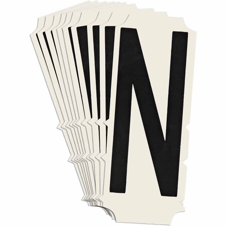 Brady Quik-Align 6450 Series Polyester 2 in Lbl Legend: N Black 10PK 6450P-N